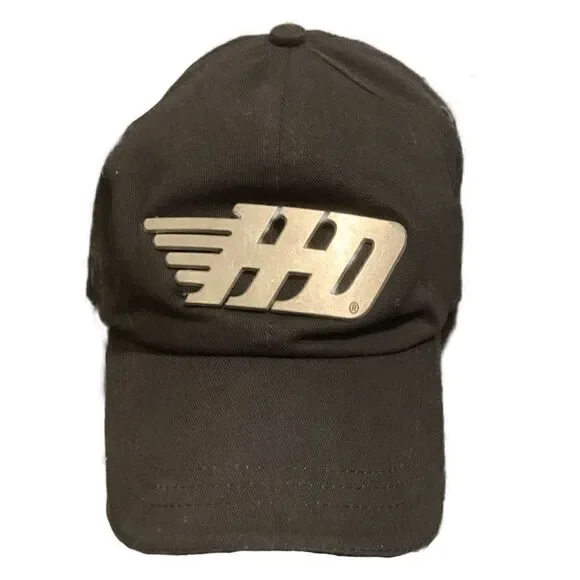 Black Harley Davison adjustable hat w/Metal - Picture 9 of 13